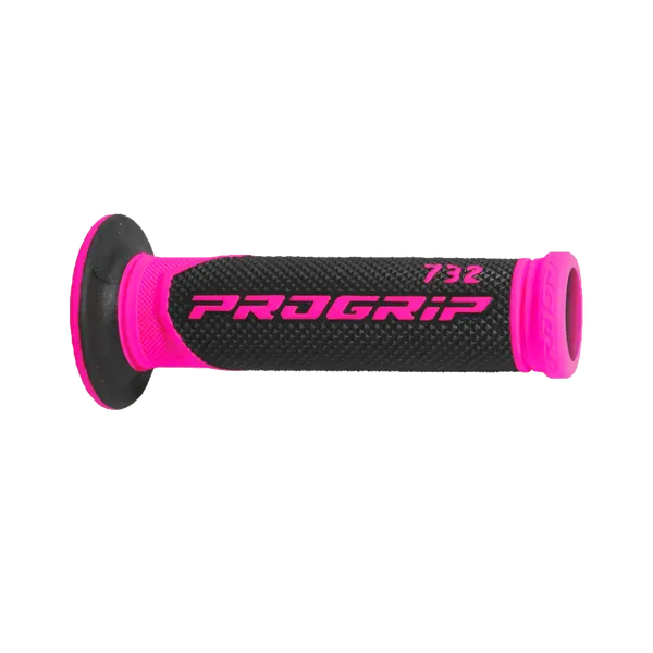 Puño de Ruta para Moto 732 Progrip Fluorescente Doble Densidad